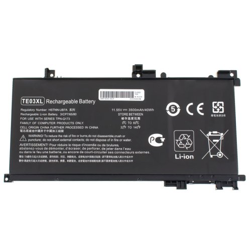 3500mAh 11.55V TE03XL акумулятор для HP OMEN 15-bc011TX 15-bc012TX 15-bc013TX 15-AX015TX AX017TX TPN-Q173 HSTNN-UB7A 849910-850