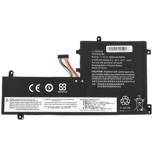 Батарея для Lenovo Legion Y530 Y530-15ICH Y7000 Y7000P 2018/2019 L17C3PG2 L17L3PG1 L17M3PG1 4800mAh 11.4V (40mm кабель)