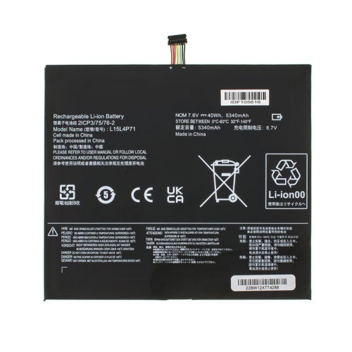5340mAh 7.6V L15L4P71 L15C4P71 акумулятор для Lenovo IdeaPad Miix 700-12ISK Series 80QL 80QL000CUS