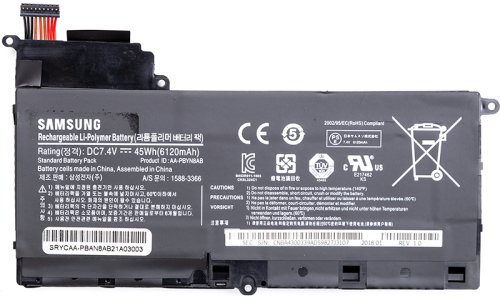 Original 6120mAh 7.4V акумулятор для Samsung NP530U4B Series (AA-PBAN8AB)