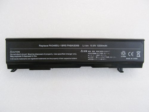 5200mAh 10.8V акумулятор для Toshiba PA3465U-1BRS, PA3465U-1BAS, PABAS069, PA3451U-1BRS, PA3457U-1BRS, PABAS067 Satellite A100