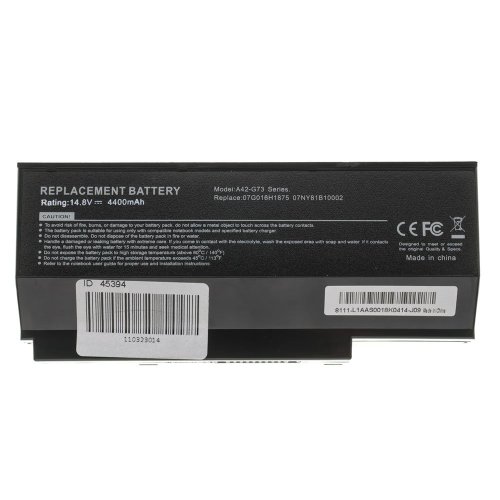 4400mAh 14.4V A42-G73 A43-G73 батарея для ASUS G53JW G53SW G53SX G73S G73JH VX7SX