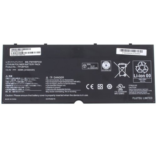 Original 3150mAh 14.4V  FPCBP425 FMVNBP232 батарея для Fujitsu Lifebook U745 T935 T904U FPB0315S