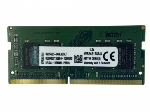 Оперативна пам'ять Kingston SODIMM DDR4 8ГБ 2400 MHz