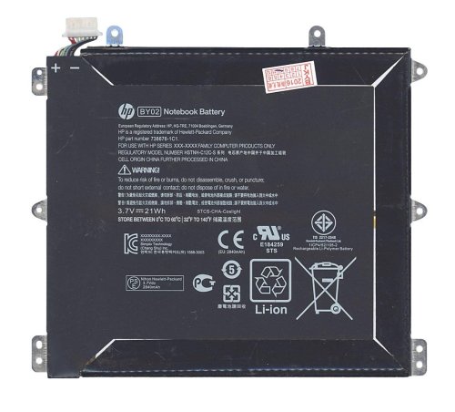Original 2840mAh 3.7V акумулятор BY02 для HP Slate 8 Pro