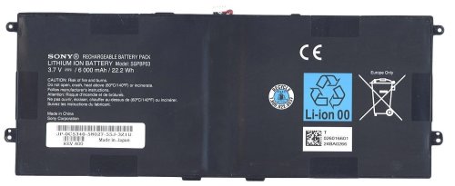 Original 6000mAh 3.7V батарея SGPBP03 для Sony Xperia Tablet S SGPT121
