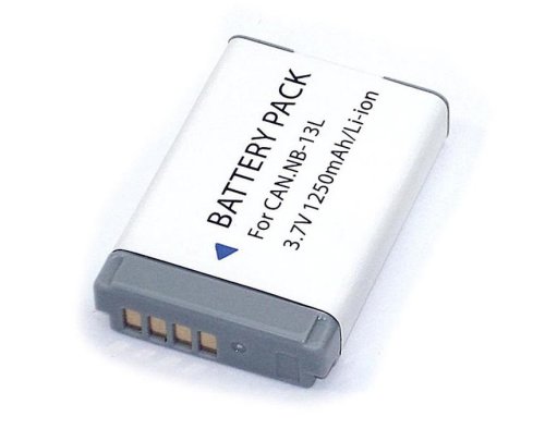 1500mAh 3.7V  батарея NB-13L для  Canon PowerShot G5 X