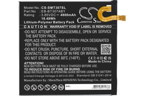 4800mAh Cameron Sino батарея EB-BT307ABY для Samsung Galaxy Tab A 8.4 (2020)