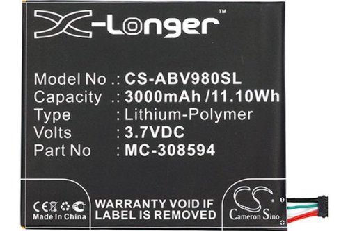 3000mAh X-Longer батарея MC-308594 для Amazon Kindle Fire 7 (5th Gen)