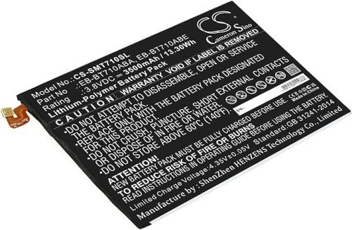 3900mAh Cameron Sino батарея EB-BT710ABE ( CS-SMT710SL) для Samsung Galaxy Tab S2 8.0 LTE-A, Galaxy Tab S2 8.0 WiFi, Galaxy Tab S2 Nook 8.0, Galaxy Tab S2 Plus 8.0, SM-T710, SM-T713, SM-T715, SM-T715C, SM-T715N0