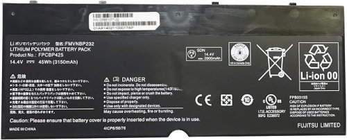 3150mAh 14.4V  батарея FPCBP425 FMVNBP232 для Fujitsu Lifebook U745 T935 T904U FPB0315S