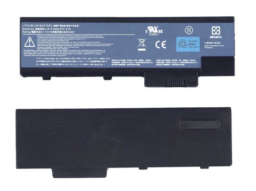 5200mAh 11.1V батарея 3UR18650Y-2-QC236  для  AcerTravelMate 5110 5600 5610 5620 BTP-BCA1