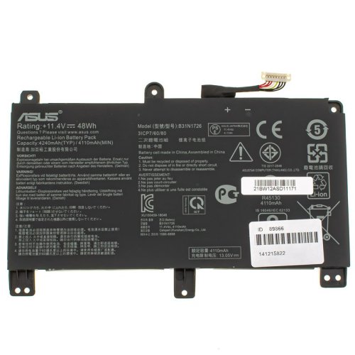 Original 4212mAh 48Wh 11.4V батарея B31N1726-2  для ASUS ROG Strix G15 G512LI)