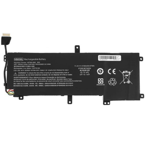 4100mAh 47Wh 11.4V батарея VS03XL для HP Envy 15-AS000 Series 15-as001ng 15-as014wm 15-as025TU 15-as027TU 15-as032TU 15-as101ng 849047-541 849313-850 HSTNN-UB6Y TPN-I125