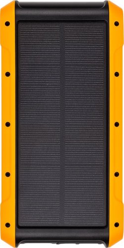 Мобільна батарея PowerPlant 20000mAh, PD 18W, USB-C, 2xUSB-A, QC3.0, Wireless, Solar panel 5.5V-0,2A