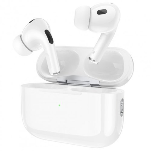 Бездротові навушники Bluetooth в кейсі Hoco EW50 / Білі