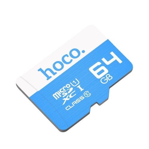 Карта пам'яті Hoco TF 64GB MicroSD (90Мб/с, швидкісна) - Блакитний