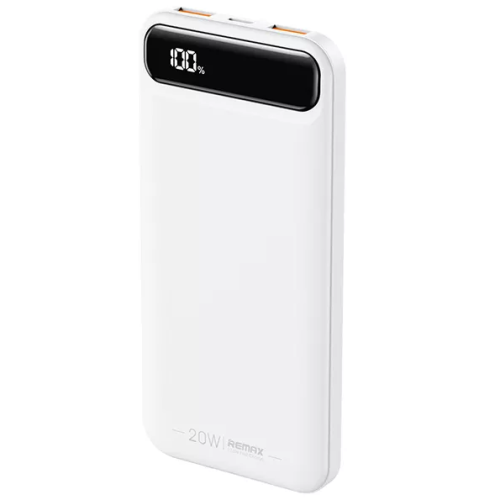 УМБ білий 10000mAh Remax RPP-520 20W+22.5WQC + PD Швидка зарядка