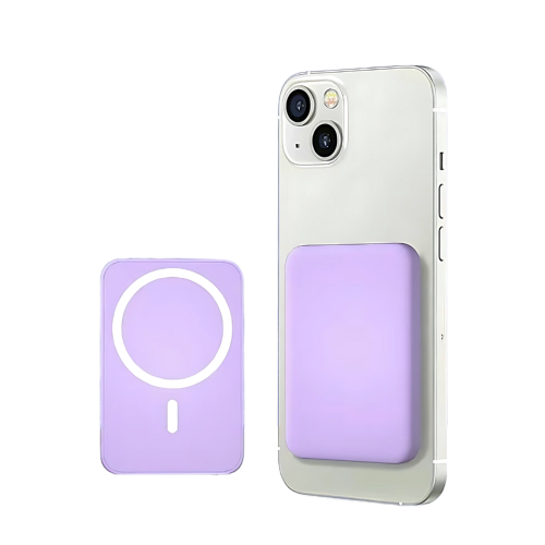 Повербанк Remax RPP-65 10000mAh бузковий бездротовий портативний з магнітною зарядкою Power Bank MagSafe