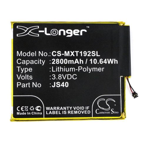 Батарея для телефонів Motorola JS40 (X-Longer CS-MXT192SL) 2800 mAh HPW-13763