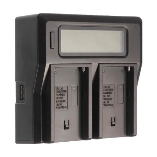 Зарядне на 2 батареї для Sony NP-FM50 NP-FM500 NP-FM70 NP-FM90 HPW-13361