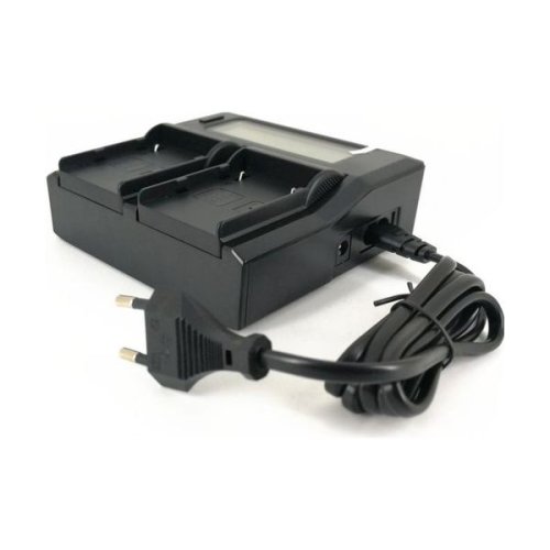 Інтелектуальний зарядний пристрій на 2 батареї (KingMa) для Canon BP-820 BP-828 HPW-13367