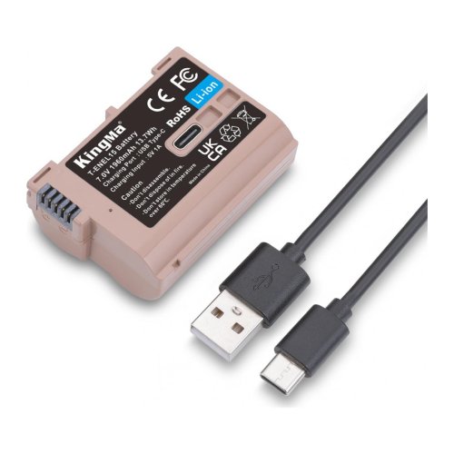 Батарея для фотоапарату Nikon EN-EL15 USB-C (KingMa) 1960 mAh HPW-14667