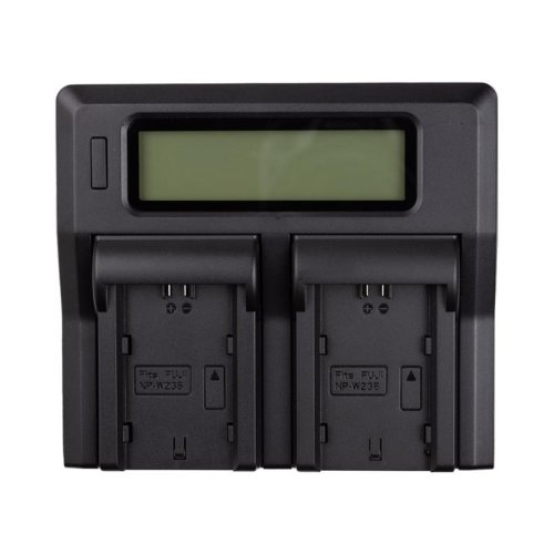 Інтелектуальний зарядний пристрій на 2 батареї (KingMa) для Fujifilm NP-W235 HPW-14456