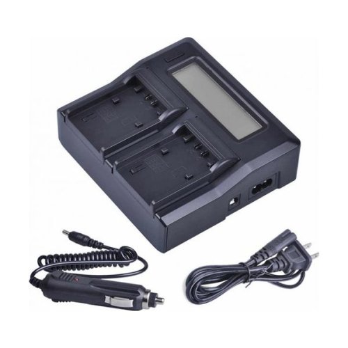 Інтелектуальний зарядний пристрій на 2 батареї (KingMa) для Panasonic VW-VBG070 VW-VBG130 VW-VBG260 VW-VBG6 HPW-13356