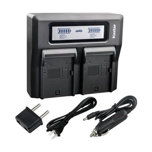 Інтелектуальний зарядний пристрій на 2 батареї (KingMa) для Panasonic DMW-BLF19e HPW-13352