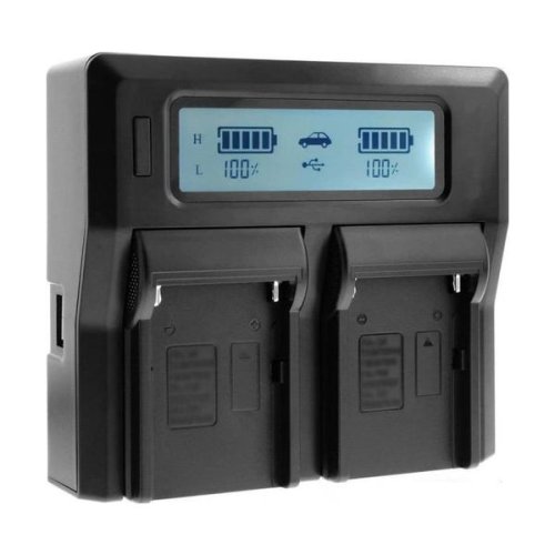 Інтелектуальний зарядний пристрій на 2 батареї (KingMa) для Nikon EN-EL3 EN-EL3E HPW-13342