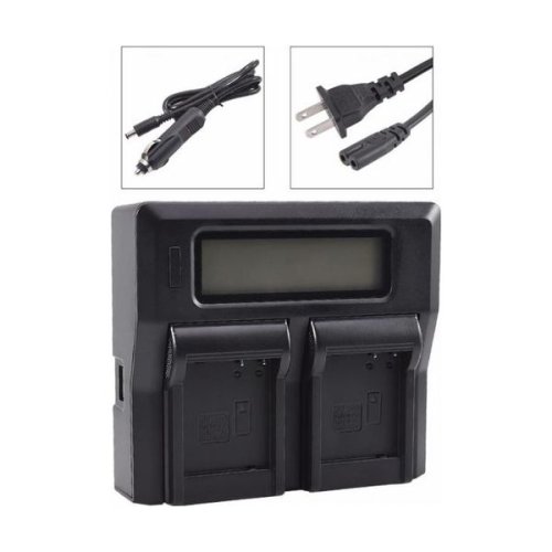 Інтелектуальний зарядний пристрій на 2 батареї (KingMa) для Panasonic DMW-BLG10 HPW-13353