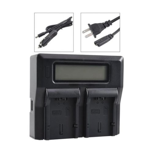 Інтелектуальний зарядний пристрій на 2 батареї (KingMa) для Panasonic CGR-S006 HPW-13350