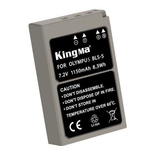 Батарея для фотоапарату Olympus BLS-5 (KingMa) 1150 mAh HPW-14116