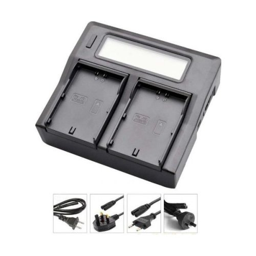Інтелектуальний зарядний пристрій на 2 батареї (KingMa) для JVC SSL-JVC50 SSL-JVC70 HPW-13336