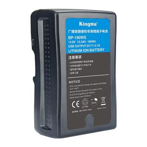Акумулятор KingMa BP-190W V-Mount/V-Lock (190 Wh 14.8V 13200 mAh) для камер HPW-15123