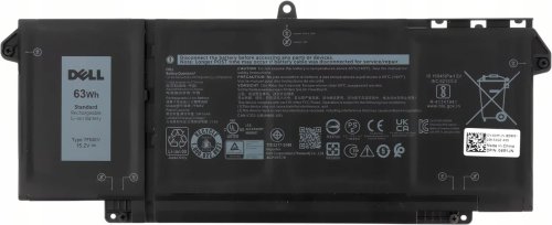 Батарея (оригінал) для: Dell Latitude 5320 7320 7420 7520 7FMXV 15.2V 3941mAh (63Wh)