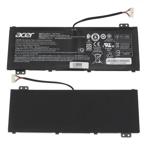 Батарея (оригінал) для ACER Aspire: A715-74G, AN515-54, CN517-71, PT315-51, PT317-53 series AP18E7M 15.4V 3815mAh 58.75Wh