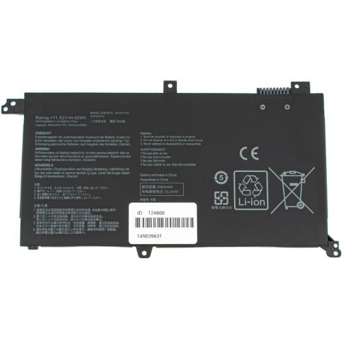 Батарея для ASUS S430UN, S430UA, S430UF, S430FN, S430FA B31N1732 11.4V 42Wh