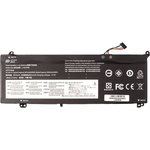Акумулятор для LENOVO ThinkBook 14 G2 ThinkBook 14 G2 ARE L19C4PDB 15.44V 3830mAh