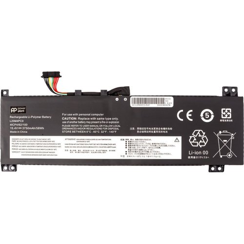 Акумулятор для LENOVO Legion 5-15ITH6H 15ITH6 15ACH6 15ACH6A 15ACH6H L20M4PC0 15.4V 3750mAh