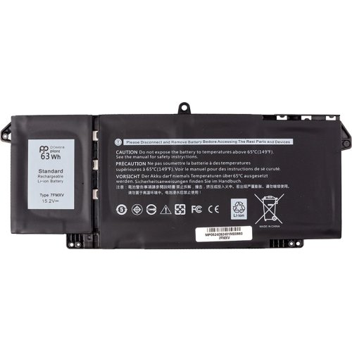 Акумулятор для DELL Latitude 5320 7320 7420 7520 7FMXV 15.2V 3900mAh