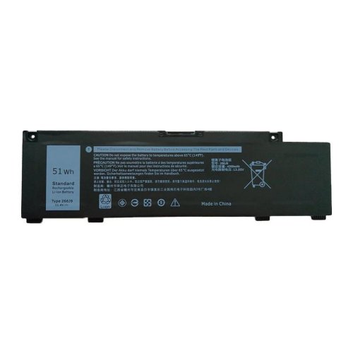 Батарея для DELL  Inspiron 14 5490 G3 3590 266J9 11.4V 51Wh 4500mAh