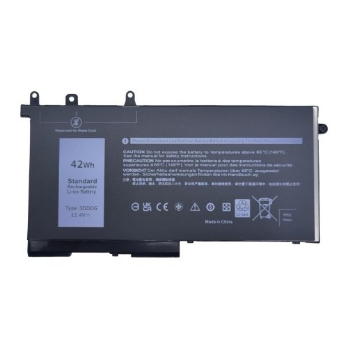 Батарея для DELL Latitude 5280 5290 3DDDG 11.4V 42Wh 3700mAh