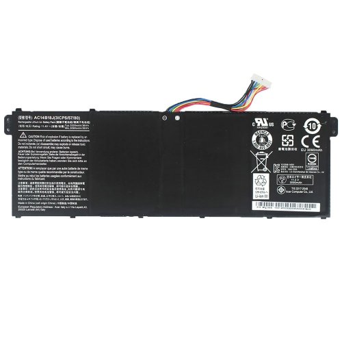 Батарея (оригінал) для ACER Aspire: ES1-511, ES1-512, ES1-523, ES1-524, ES1-533 AC14B18J  11.4V 3220mAh