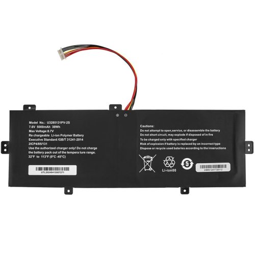 Батарея для  Prestigio SmartBook 141 C4  U3285131PV-2S 10P-9Lines  довгий  (15см) кабель, 7.6V 5000mAh