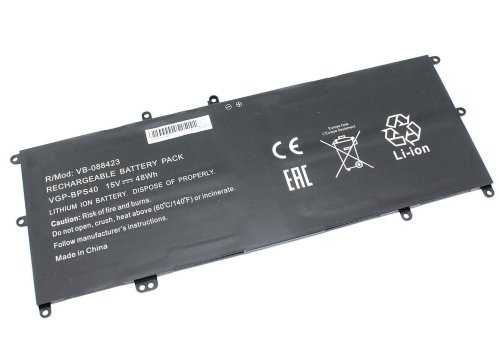 Акумулятор BPS40 (VGP-BPS40) для Sony Vaio Flip 14A/15A SVF14N, SVF15N серій  15.0V 3170mAh