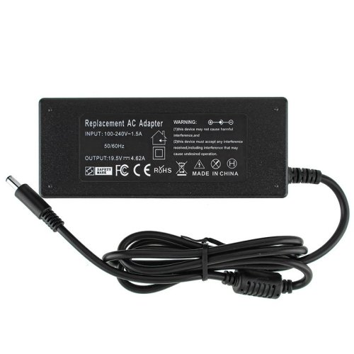 Блок живлення Replacement для ноутбуків DELL Inspiron / Latitude / Vostro – 90W 19.5V 4.62A 4.5×3.0mm PIN, чорний, без кабелю