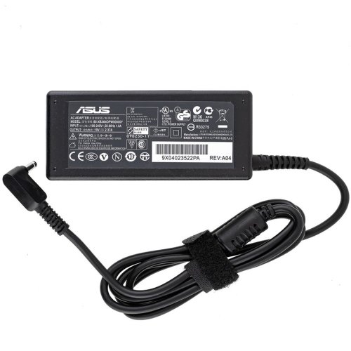 Блок живлення для ноутбуків ASUS Zenbook UX21A / UX31A / UX32A / UX32VD – 45W 19V 2.37A 4.0×1.35мм, чорний, L-образний, без кабелю
