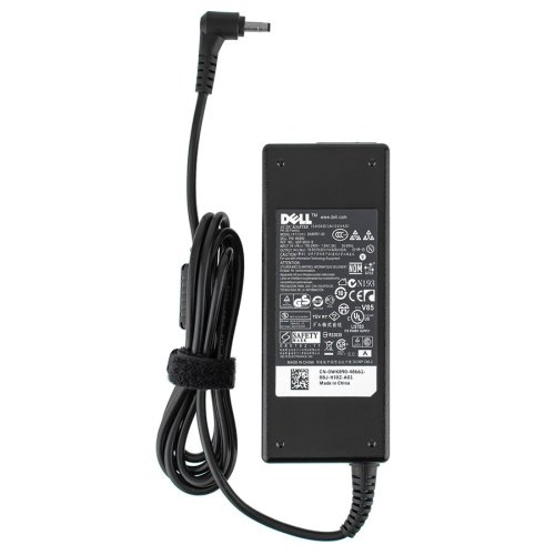 Блок живлення для ноутбуків DELL Latitude / Inspiron – 90W 19.5V 4.62A 4.0×1.7мм, L-образний розʼєм, чорний, без кабелю